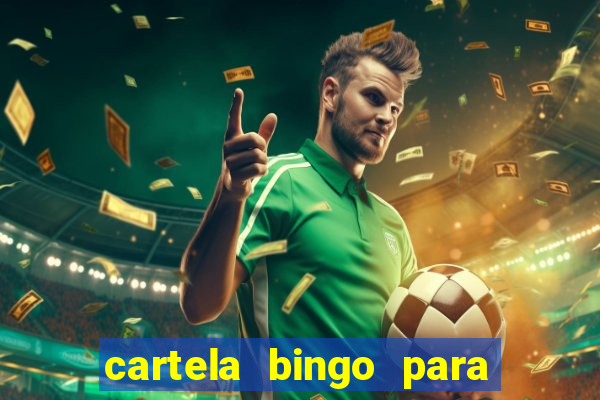 cartela bingo para cha de cozinha imprimir gratis